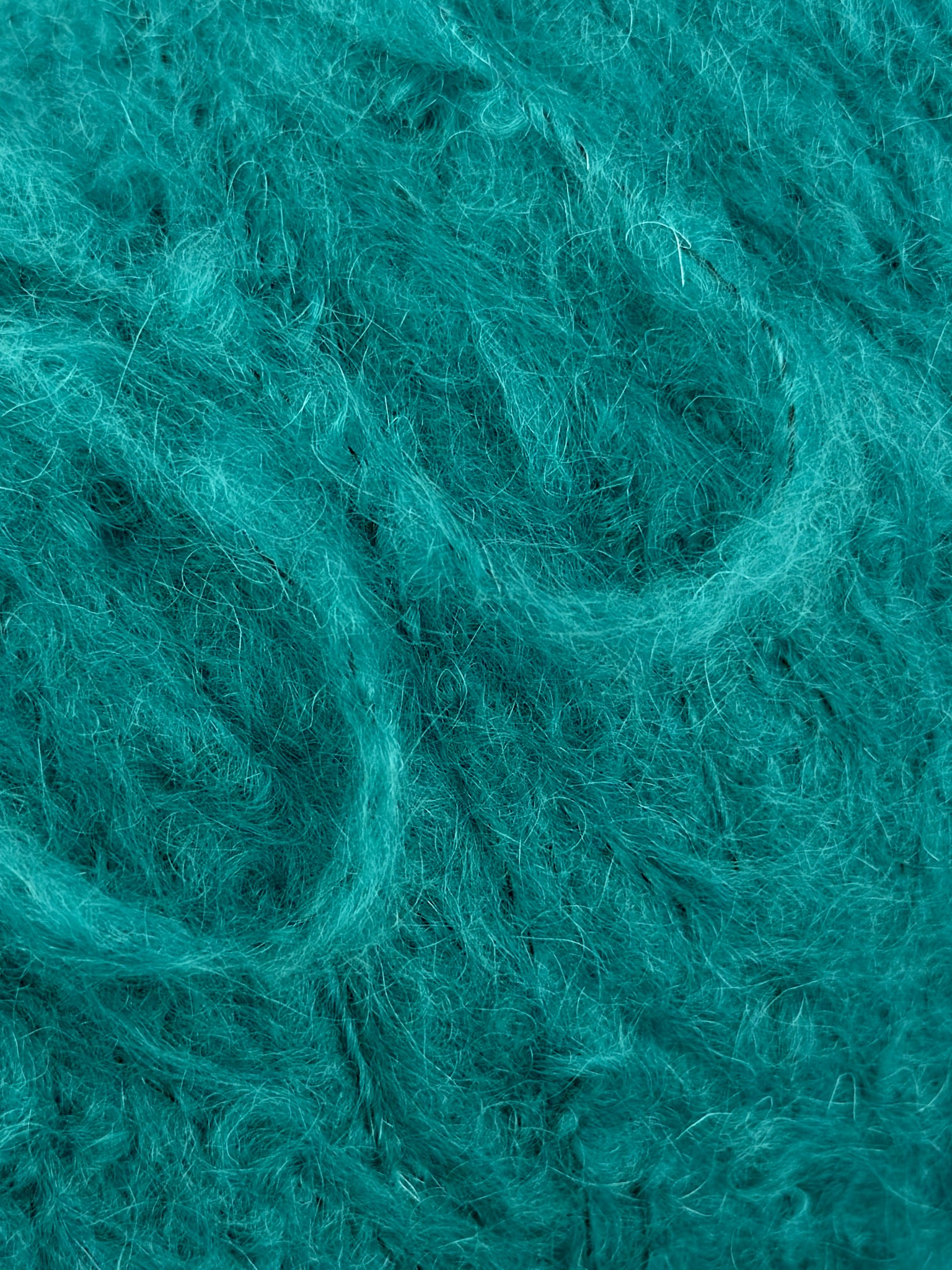 Big Mohair col. Petrolgrün – 50% Mohair 24% Merinowolle 18% Alpaka – ca. 150 m / 100 g | Zimpfer Wolle Selezione